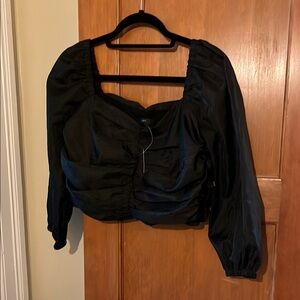 Elegant Black Women's Top